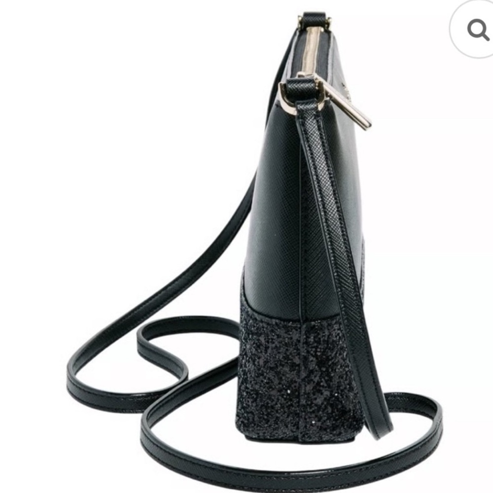 NWT Kate Spade New York Flash Glitter Crossbody Black - Picture 4 of 6